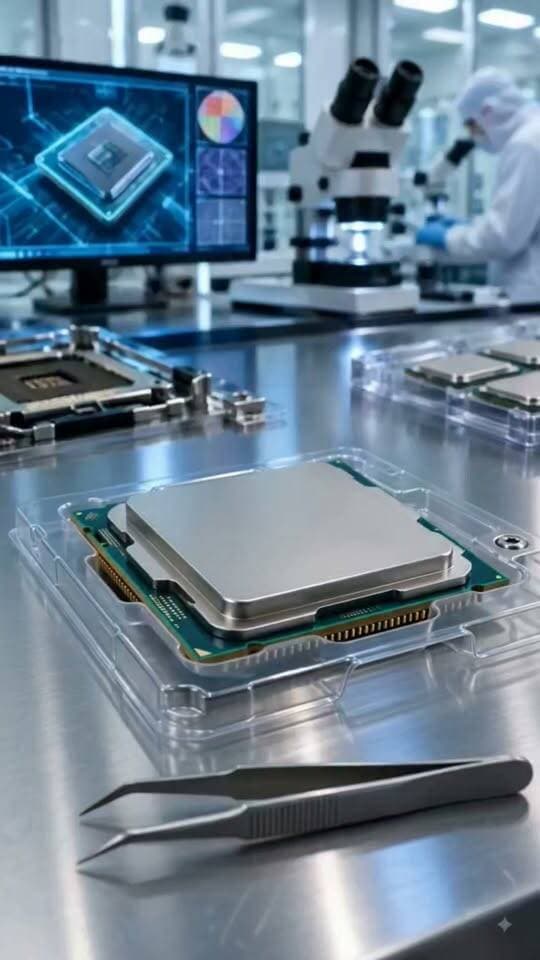 CPU यानी Central Processing Unit—एक छोटी-सी chip, लेकिन अंदर अरबों microscopic transistors! ⚡🧠 आखिर ये बनते और काम कैसे करते हैं?
#CPU #Semiconductor #engineering