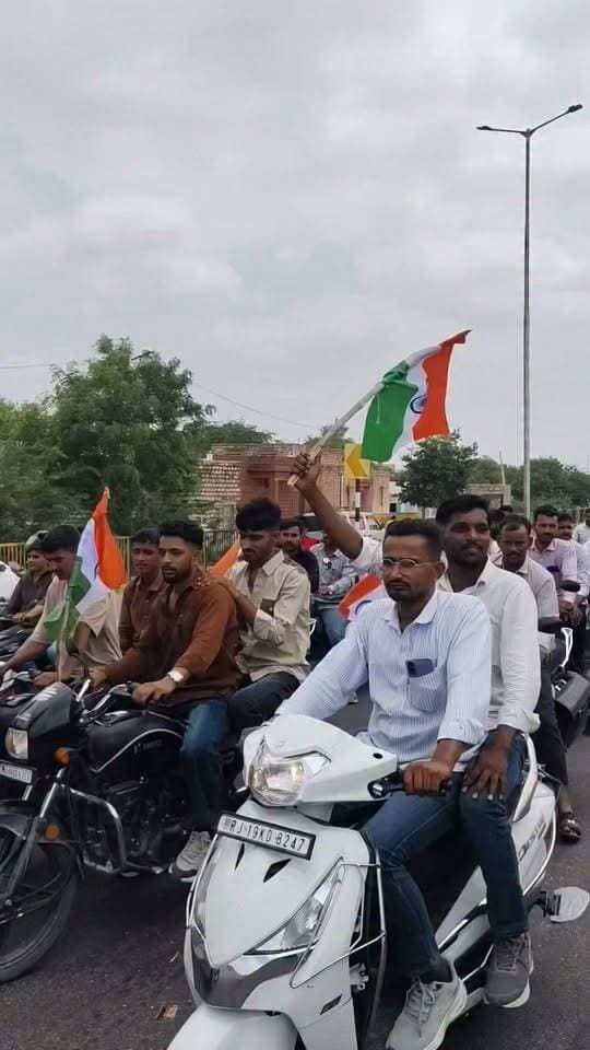 ढाढणिया गांव में शहीद सूबेदार गंगाराम चौधरी का 32 वा शहादत दिवस कार्यक्रम आयोजित