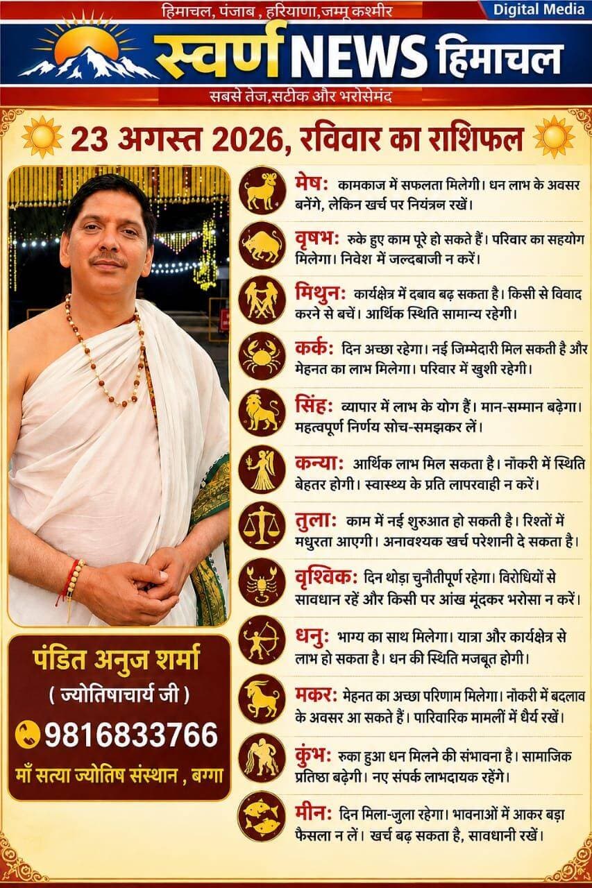 कैसा रहेगा आपका राशिफल... जानिए....