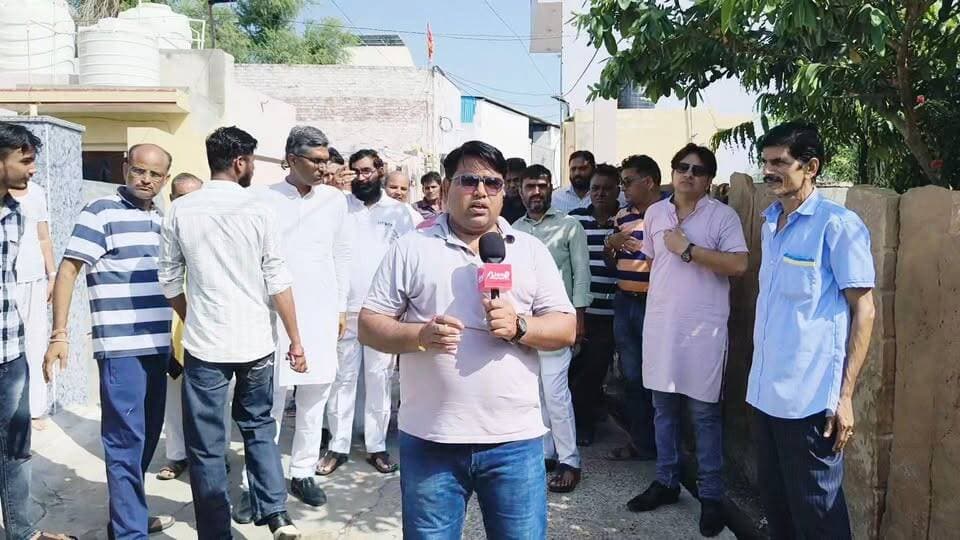 रतनगढ़ के वार्ड 33 में भाजपा प्रत्याशी के रूप में एडवोकेट प्रवीण शर्मा ने किया जनसंपर्क अभियान शुरू, विकास के दम पर जीत बताई निश्चित
