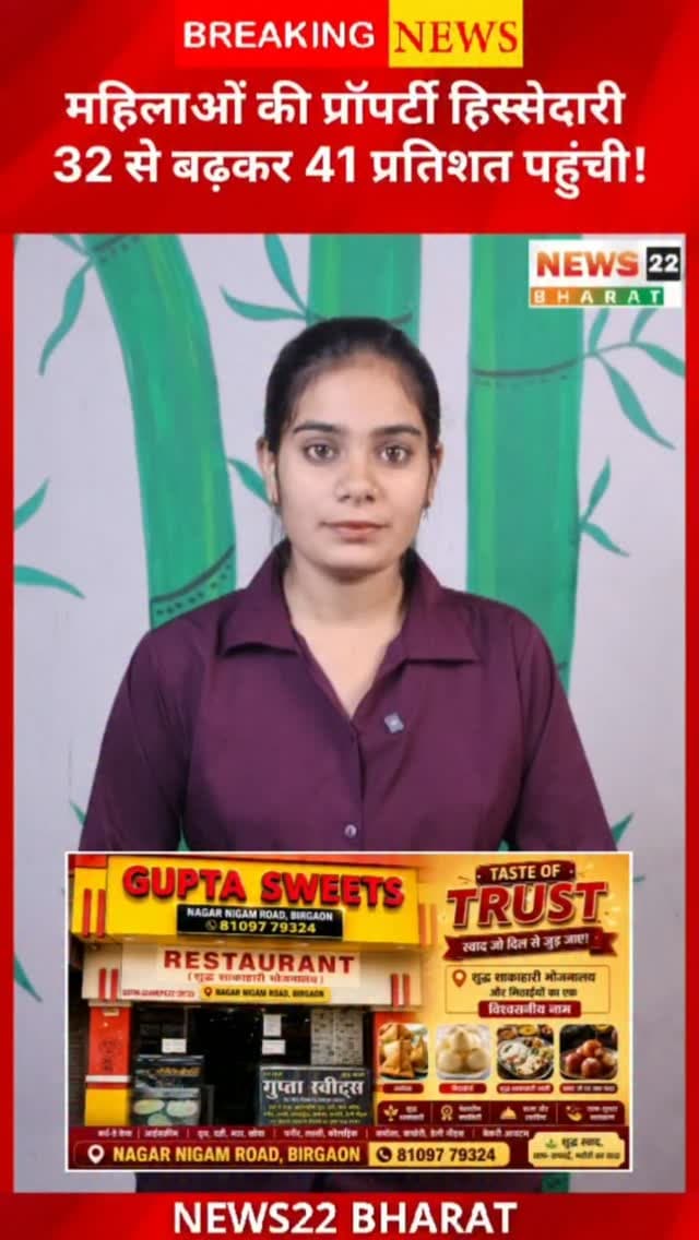 छत्तीसगढ़ में महिलाओं के नाम प्रॉपर्टी रजिस्ट्री में 51% की बढ़ोतरी हुई। 50% पंजीयन शुल्क छूट से 30,720 संपत्तियों की रजिस्ट्री हुई और महिलाओं को ₹76.95 करोड़ का आर्थिक लाभ मिला। #Chhattisgarh #PropertyRegistry #WomenEmpowerment #RealEstate #CGNews