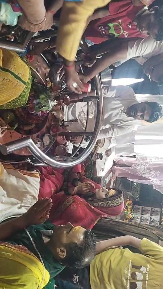 रुद्र अभिषेक तांबेश्वर बाबा जी के मंदिर में पूरे सावन