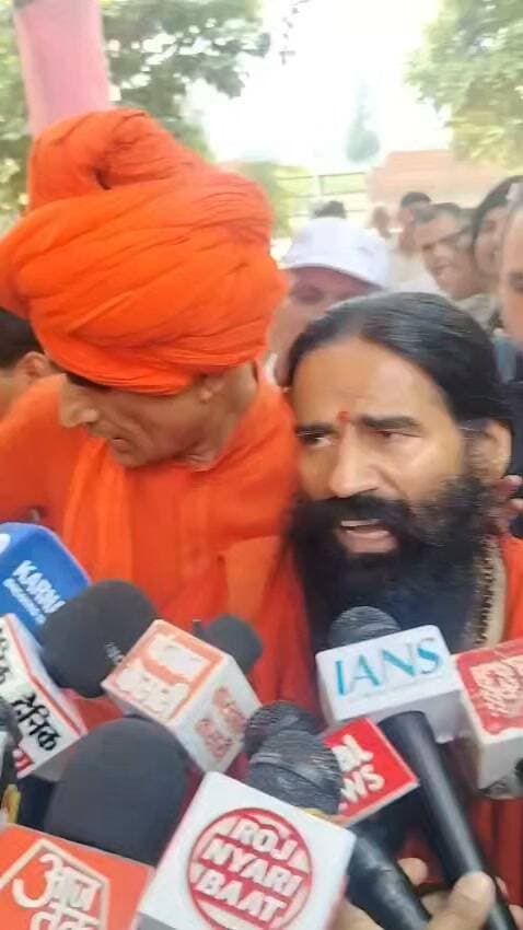 #karnal पंहुचे योग गुरु Swami Ramdev ji