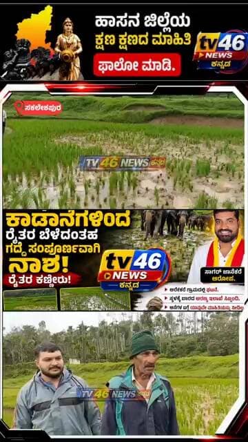 ಅರಣ್ಯ ಇಲಾಖೆ ಸಿಬ್ಬಂದಿ ಭೇಟಿ ನೀಡಿಲ್ಲ ಹಾಗೂ ಆನೆಗಳ ಸಂಚಾರದ ಬಗ್ಗೆ ಯಾವುದೇ ಮಾಹಿತಿ ನೀಡಿಲ್ಲ ಸಾಗರ್ ಜಾನೆಕೆರೆ ಆರೋಪ