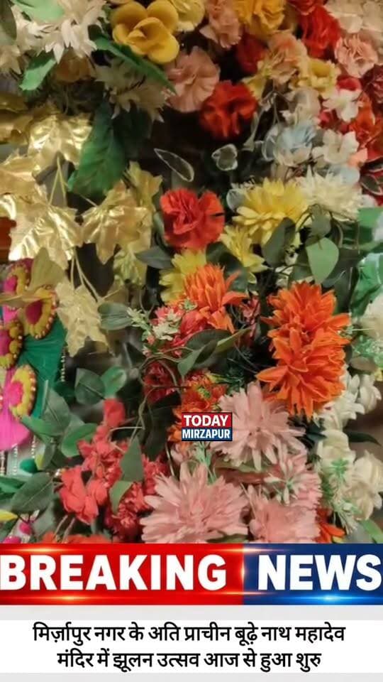 #मिर्ज़ापुर नगर के अति प्राचीन #बुढ़ेनाथ #मंदिर में आज से #झूलनोत्सव हुआ शुरू....
#todaymirzapur
#mirzapurnews
#धर्म #localnews