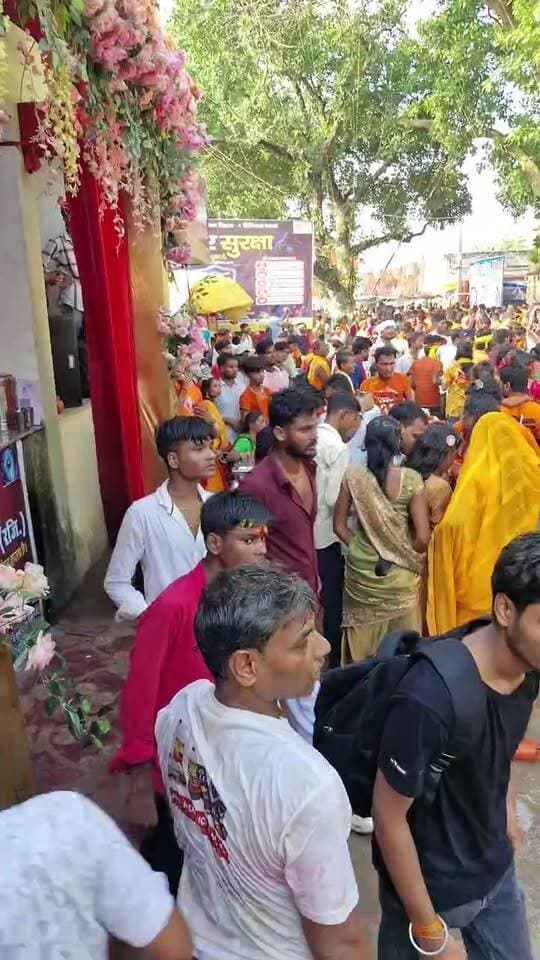 सिंहेश्वर मंदिर में भगदड़ मचने पर कई घायल,फिलहाल जिला प्रशासन ने स्थिति को किया कंट्रोल
