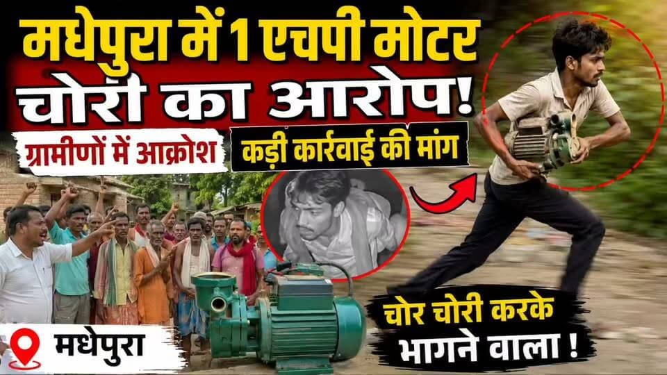 मधेपुरा में 1 एचपी मोटर चोरी का आरोप, ग्रामीणों ने की कड़ी कार्रवाई की मांग...
#Newskosisanchar11 #deshhitsamachar11 #पूर्ण_नशा_मुक्ति #photographychallengechallengeraphychallengechallenge #jainitish #NitishKumarji #NitishKumar #jaibihar #BiharPolitics #bihar @highlight