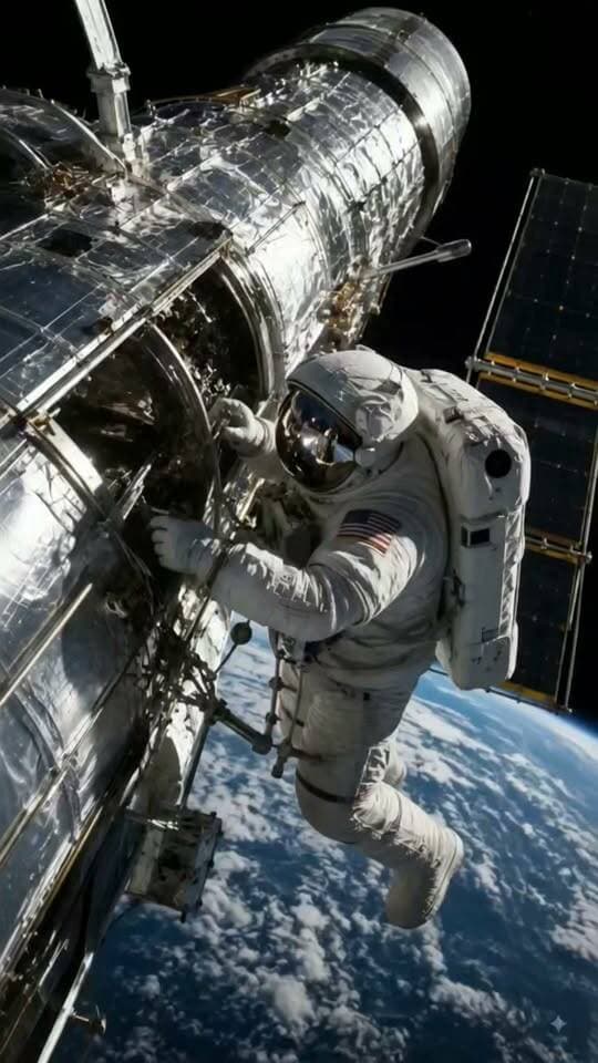 Just hanging out outside the office with an incredible view. Could you handle working with this kind of commute? #space #viewfromabove #workplace