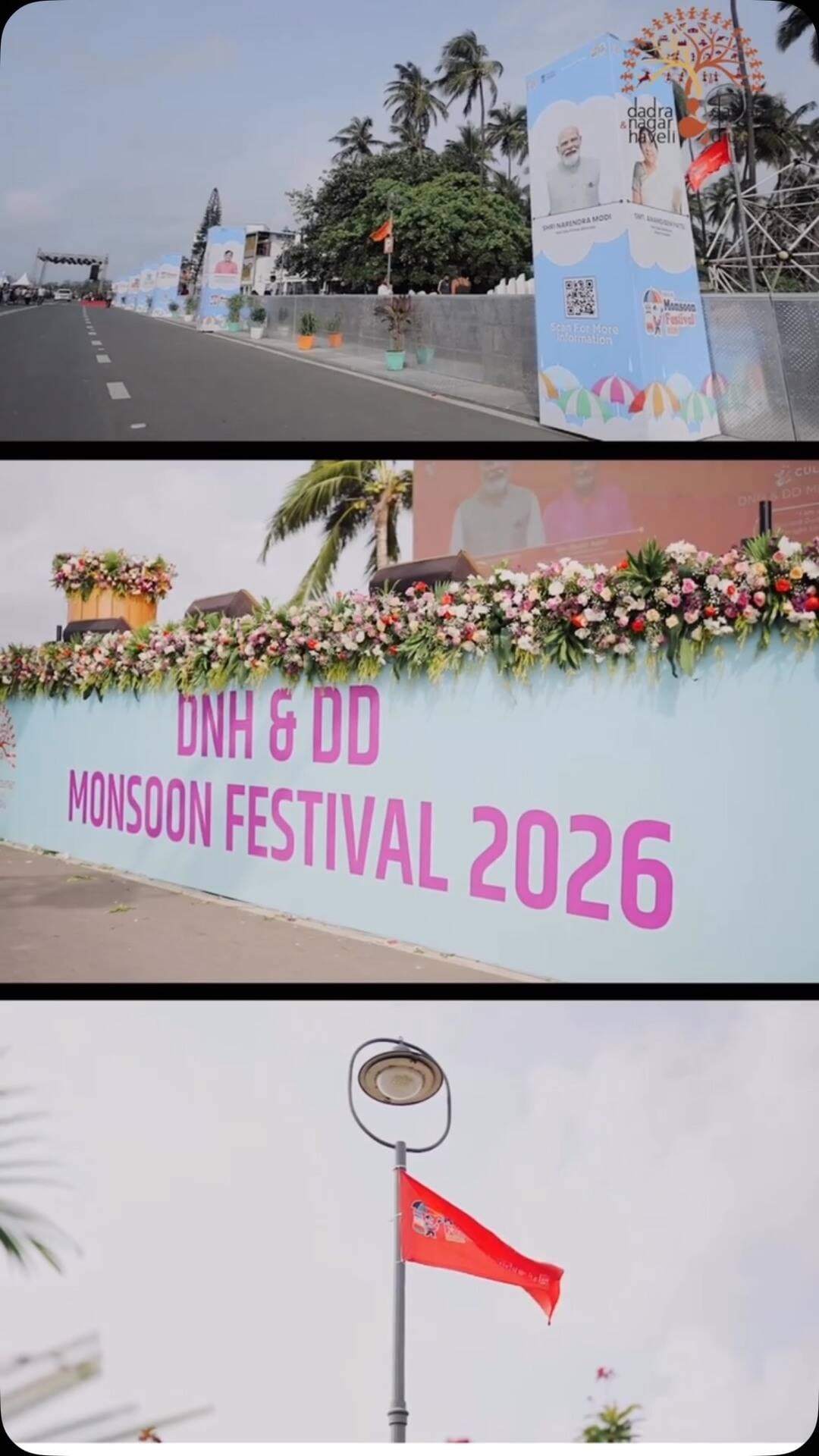 Glimpses of the Grand Cultural Parade at Monsoon Festival 2026 🌧️🎭✨
A vibrant celebration of India’s rich cultural heritage, traditions and diversity, as colourful contingents and captivating performances brought the streets of Daman alive with energy and festive spirit. 🇮🇳
#MonsoonFestival2026 #CulturalParade #Daman #DNHDD #Culture Tradition IncredibleIndia