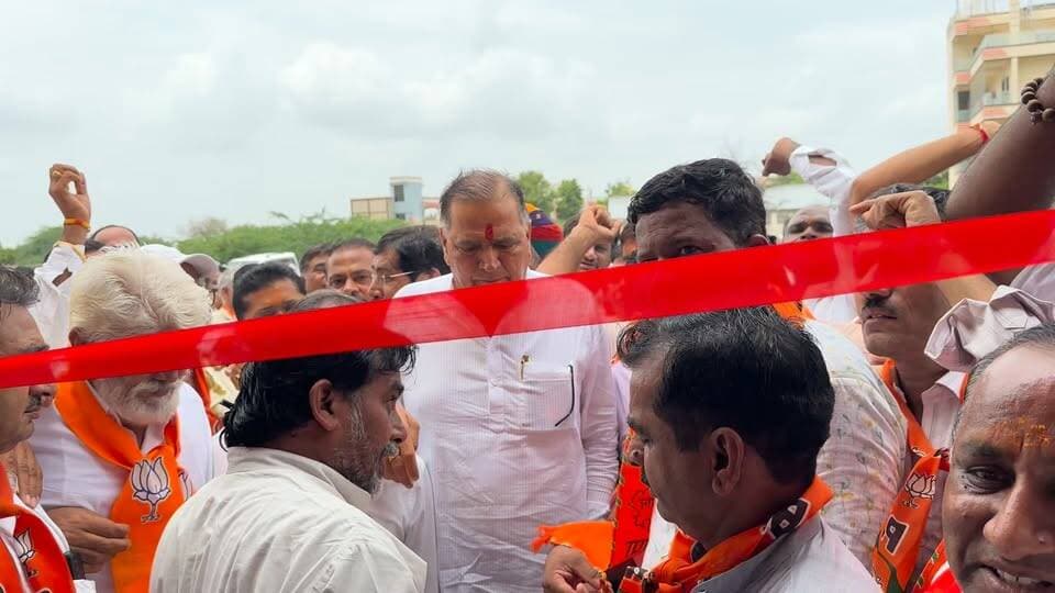 भारतीय जनता पार्टी कार्यालय का उद्घाटन नगर पालिका चुनाव