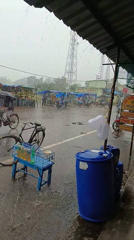 ଲଇଡା ବସଷ୍ଟାଣ୍ଡ ର ଦୃଶ୍ୟ #kuchindatvlive #rainfall