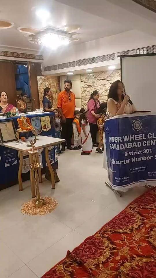 Inner wheel Club of Faridabad Central program