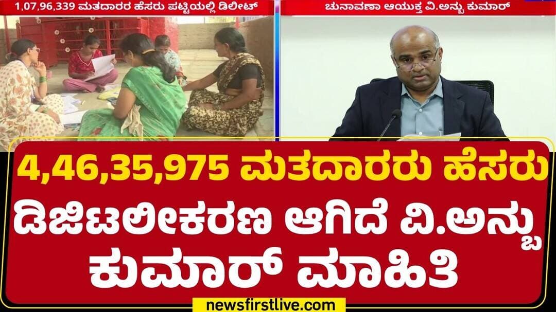 V Anbukkumar : ಈಗಾಗ್ಲೆ 1029 ಜನರಿಗೆ AEROಗಳು ನೋಟಿಸ್ ನೀಡಿದ್ದಾರೆ | Election Commission | @newsfirst