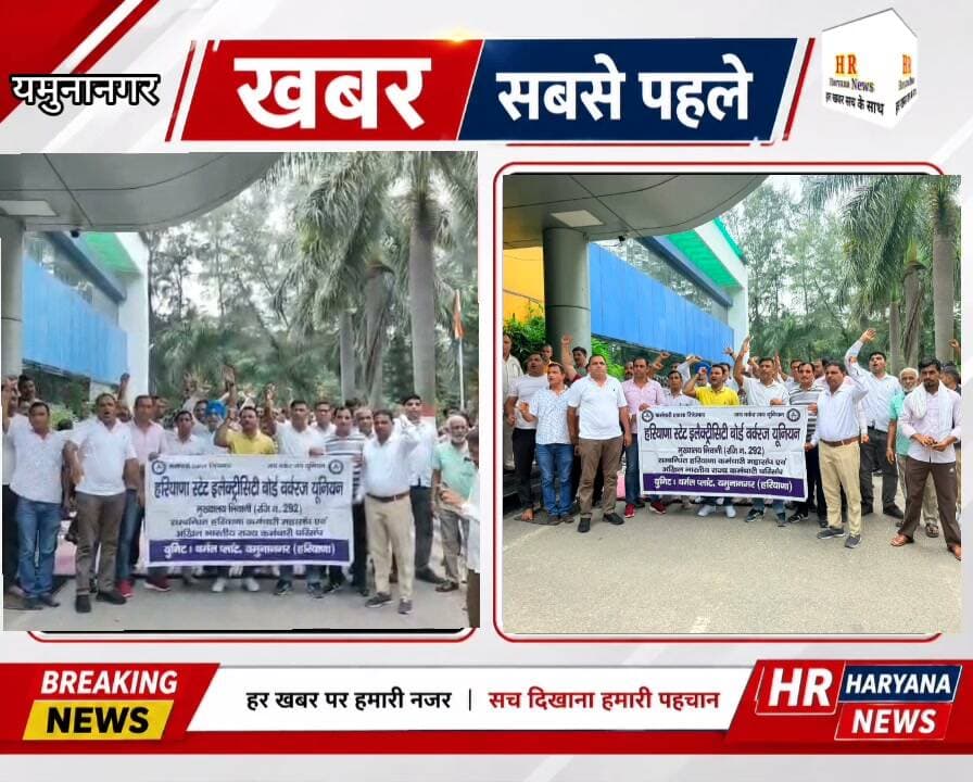 निलंबित कर्मचारियों की बहाली की मांग को लेकर एचएसईबी वर्कर यूनियन ने थर्मल गेट पर किया जोरदार प्रदर्शन