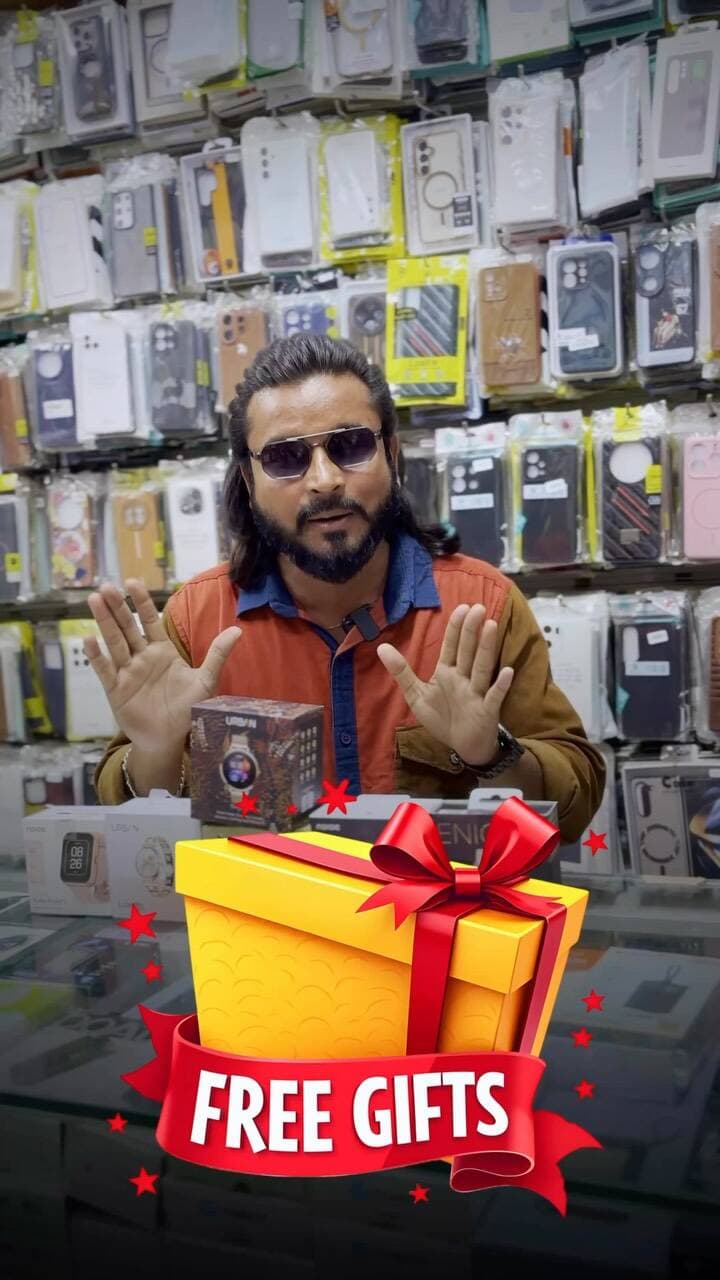 ⌚ સ્માર્ટવોચ સાથે ગિફ્ટ ફ્રી… ફ્રી… ફ્રી! 🎁🎁🎁
🔥 એ પણ એકદમ પ્રીમિયમ ક્વોલિટીની ગિફ્ટ!
😍 સ્માર્ટવોચ લો અને મેળવો પ્રીમિયમ ગિફ્ટ બિલકુલ ફ્રી!
📍 Radheshyam Gadget
⚡ આવી જોરદાર ઓફર વારંવાર નથી આવતી!
#palanpur #newreel #tranding #banaskantha #radheshyamgadget
