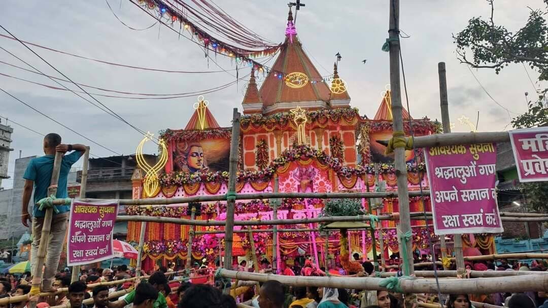 सोमवारी के संध्या का नजारा बाबा नगरी कुशेश्वर स्थान ❣️