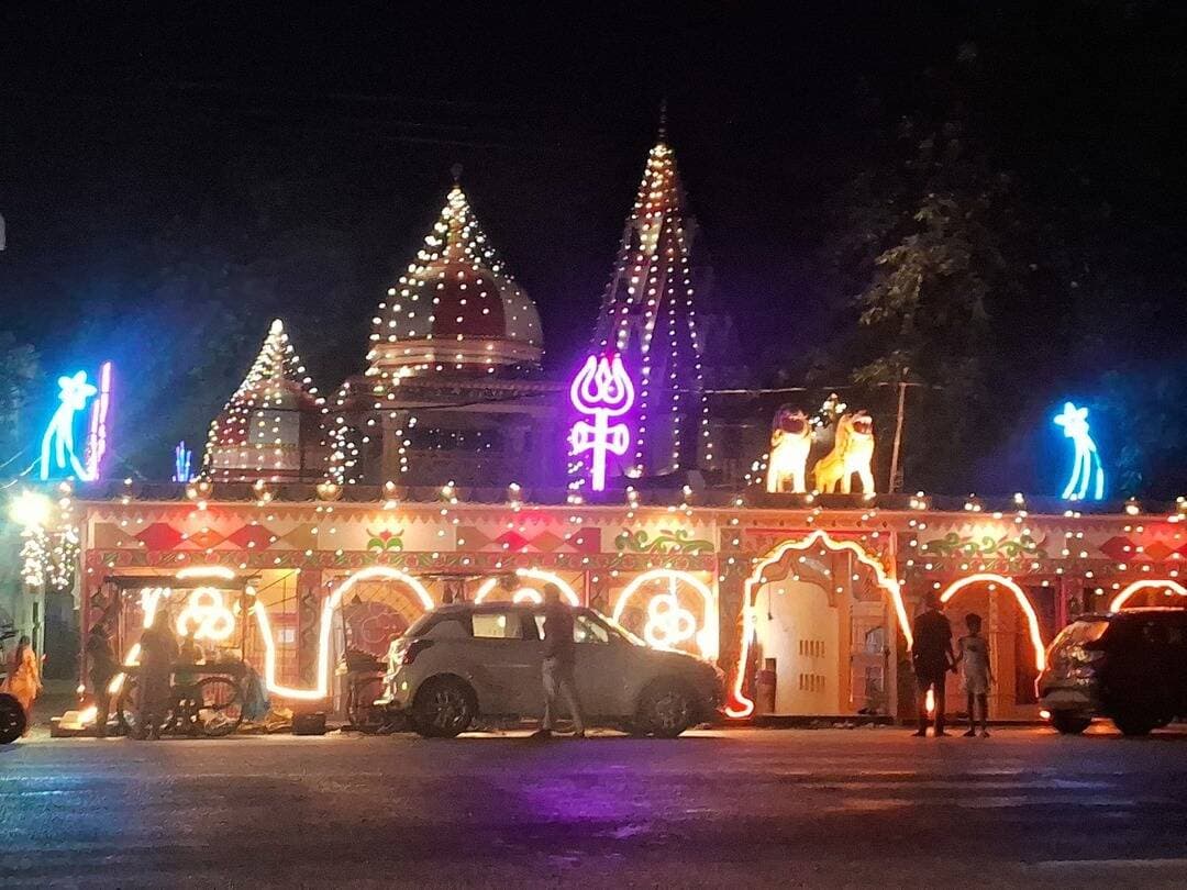 2026 में सावन के अंतिम सोमवारी की संध्या पर ली गई अद्भुत व अति खूबसूरत तस्वीर।