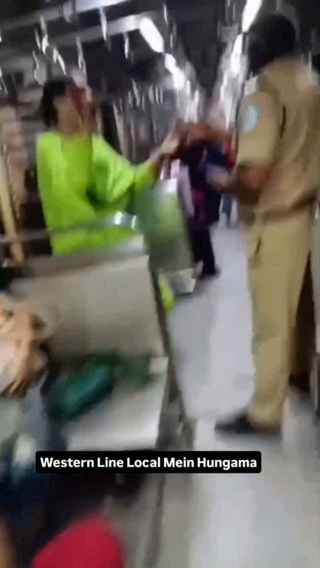 Western Line Local Mein Hungama ?