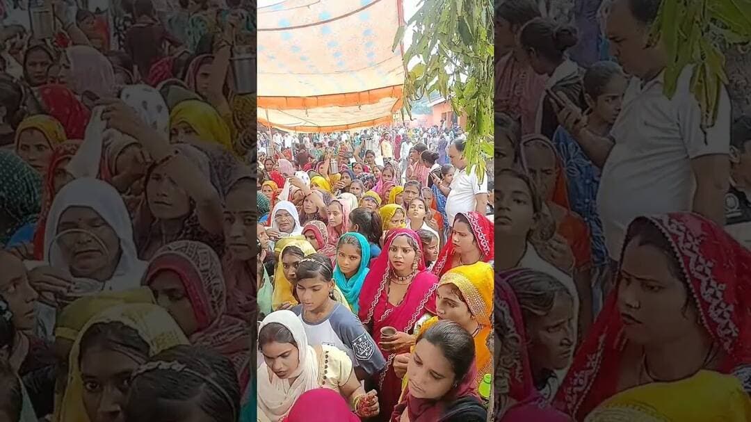 #चण्डौस श्री सिद्ध नाथ भूमिया बाबा आश्रम पर उमड़ा आस्था का सैलाब,हजारों श्रद्धालुओं ने किया जलाभिषेक