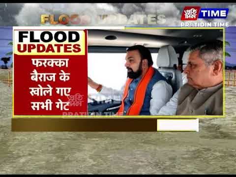 सीएम ने बाढ़-कटाव का किया हवाई सर्वेक्षण