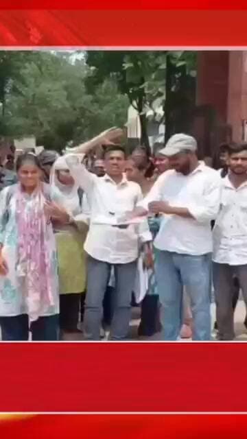 BPVM ने एसबीपी कॉलेज गेट मे 6th सेमेस्टर मार्कशीट की प्रतिया जलाकर किया विरोध प्रदर्शन #hindinews