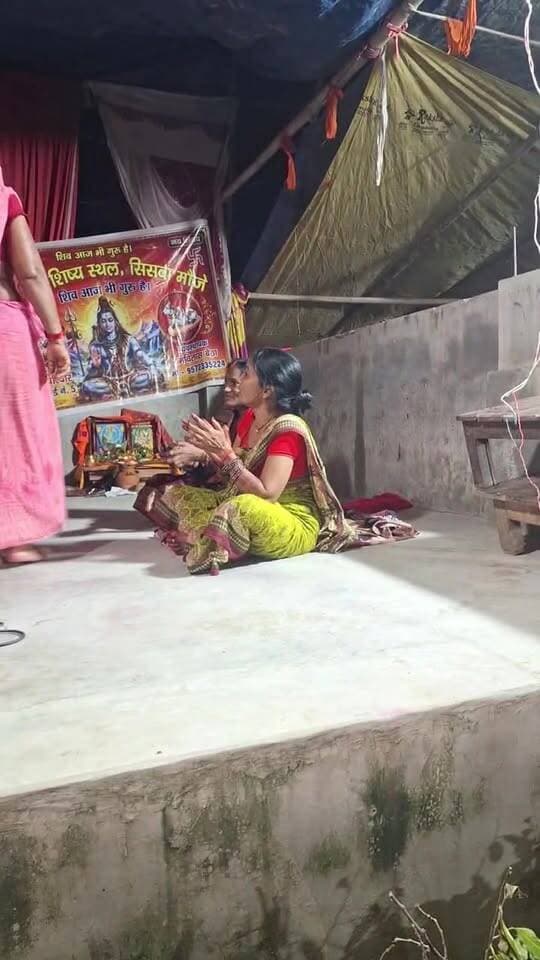 सिसवा पंचायत के भावी मुखिया प्रत्याशी दिनेश सिंह राणा ऊर्फ बाबा जी के आवास पर शिवचर्चा