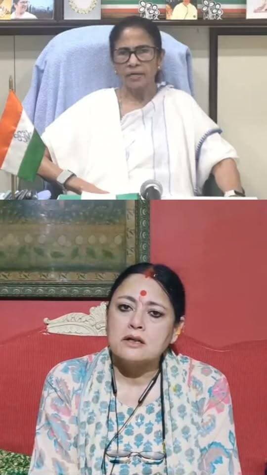 মমতা বন্দ্যোপাধ্যায়ের বক্তব্যকে কাউন্টার দিলেন রাজ্যের মন্ত্রী অগ্নিমিত্রা পাল!দুধের গামলা থেকে আমফান!