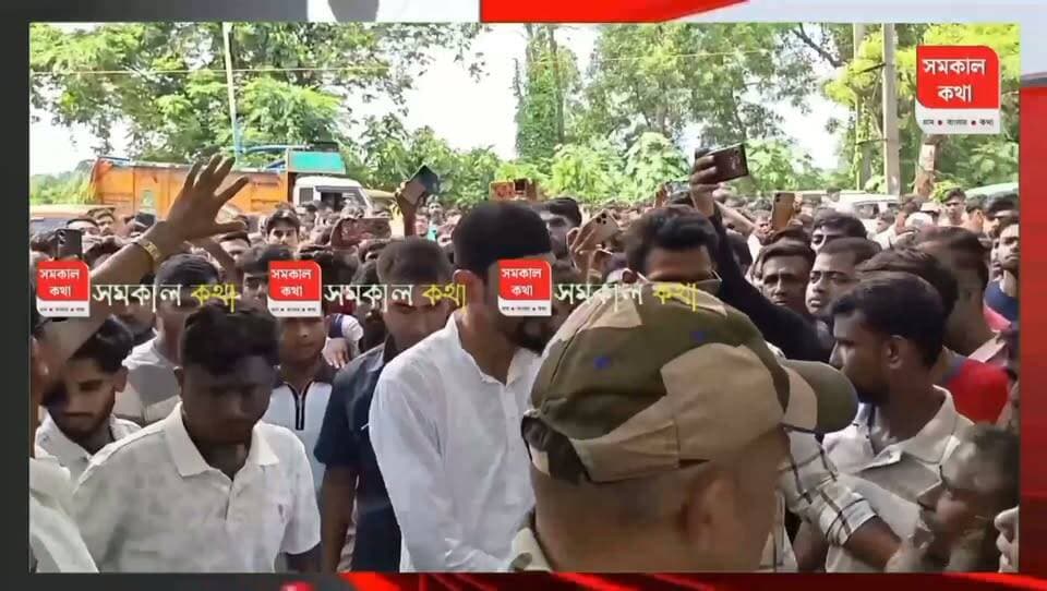 ভাঙড় ১ বিডিও অফিসে, বিধায়ক নওসাদ Part 6