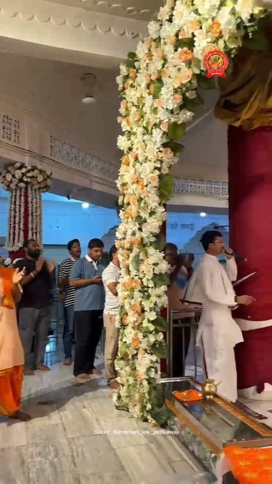 *दिनांक 25/08/26 दिन मंगलवार आज के संध्या कालीन आरती दर्शन!* *जय श्री राम जय हनुमान 🌸🙇🏼🚩*