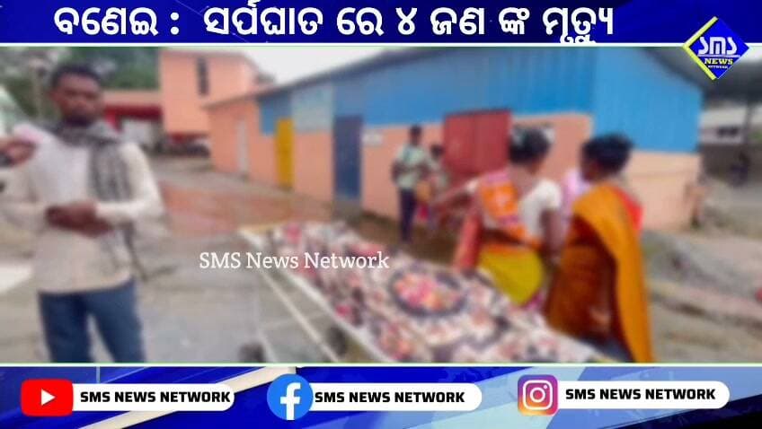 ବଣେଇ; ସର୍ପଘାତ ରେ ୪ ଜଣ ଙ୍କ ଶୋଚନୀୟ ମୃତ୍ୟୁ।
#smsnewsnetwork #bonai #snakebite #death #sdmbonai #CHC