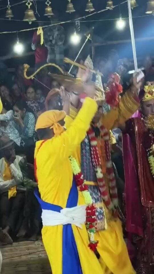 टिहरी गढ़वाल प्रताप नगर विधानसभा के बागी गांव में भव्य दिव्य पड़ाव लीला