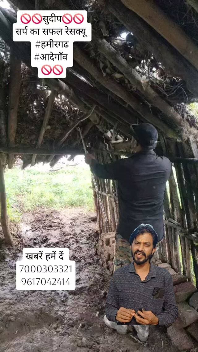 🚫🚫सुदीप🚫🚫
सर्प का सफल रेसक्यू
#हमीरगढ
#आदेगाँव
🚫🚫
#followers #SeoniNews