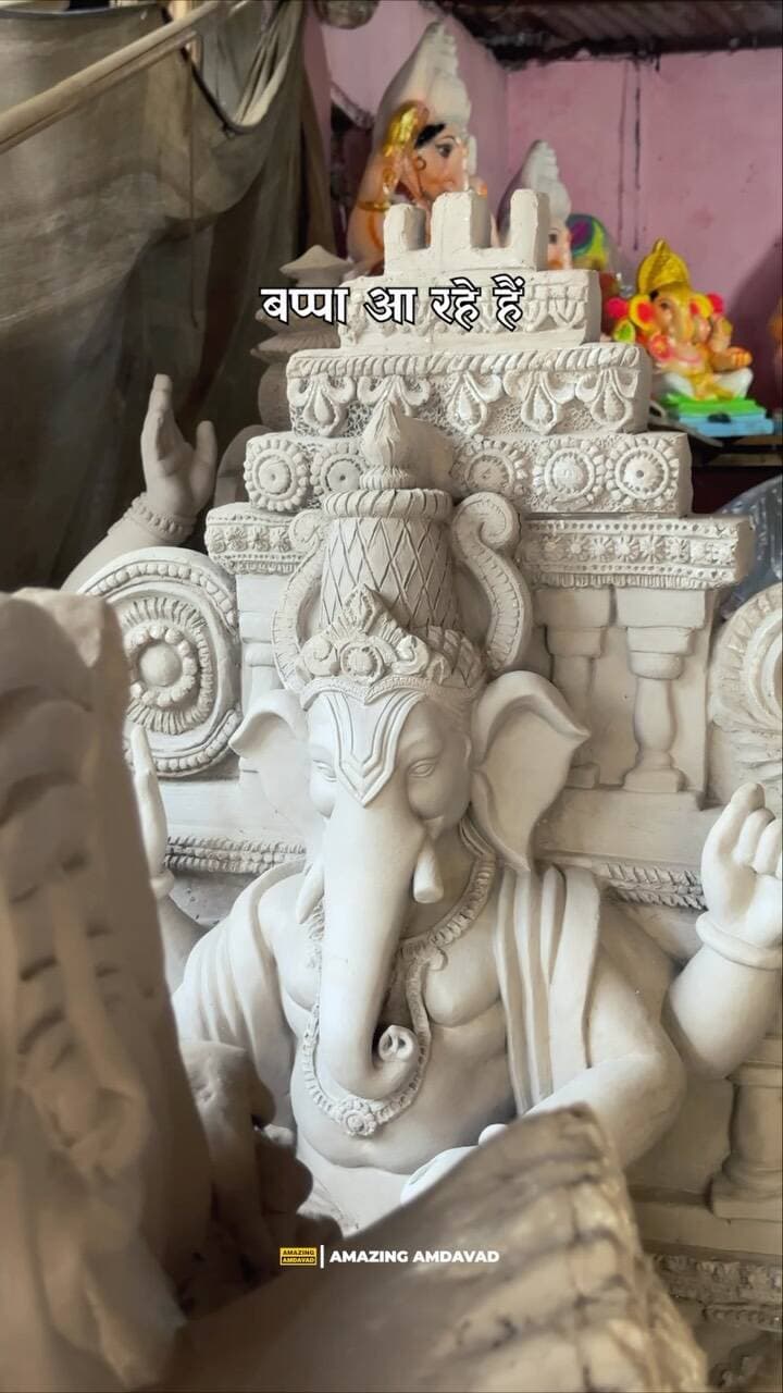 The countdown to the most beautiful arrival has begun. Just a few more days until Bappa comes home. ๐
(Ganpati Bappa, Ganesh Chaturthi, Ganpati Arrival, Bappa Morya, Amdavad)
#GanpatiBappaMorya #GaneshChaturthi #GanpatiArrival #BappaMorya #Amdavad