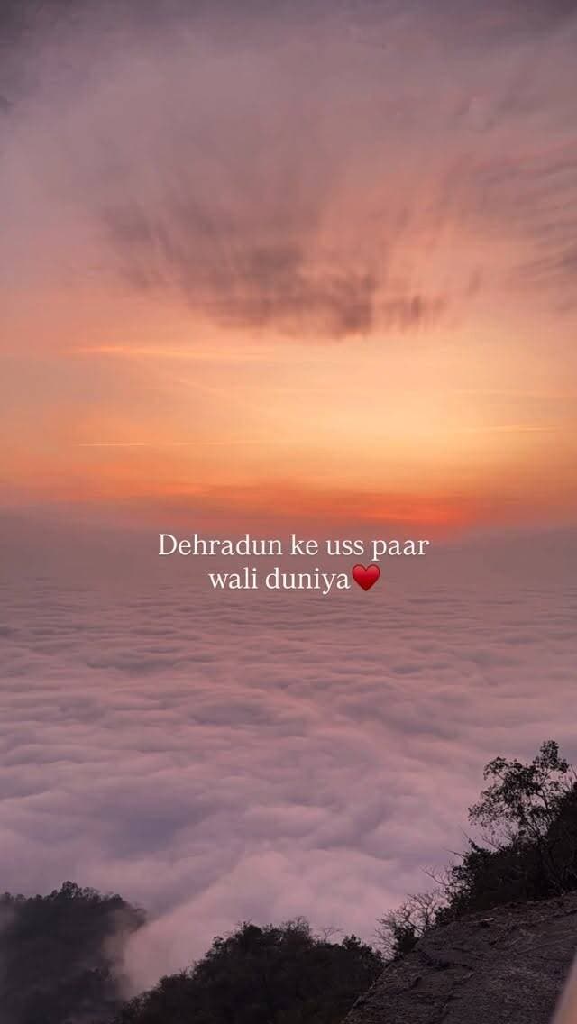 Dehradun ke uss paar wali duniya,
Zyada sundar, zyada khoobsurat.
Step out of your life and see what’s waiting for you :)
Follow @littledehradunstories for more such relatable content and love !❤️
.
.
.
.
.
.
.
.
.
.
.
.
.
.
#dehradun #dehradunblogger #littledehradunstories
(Dehradun , Uttarakhand , views , beautifulplaces ,landscapes,perfect ,cool , love , dehradun , vacation, bestplaces , resorts , hotels , photography , videography , reels
