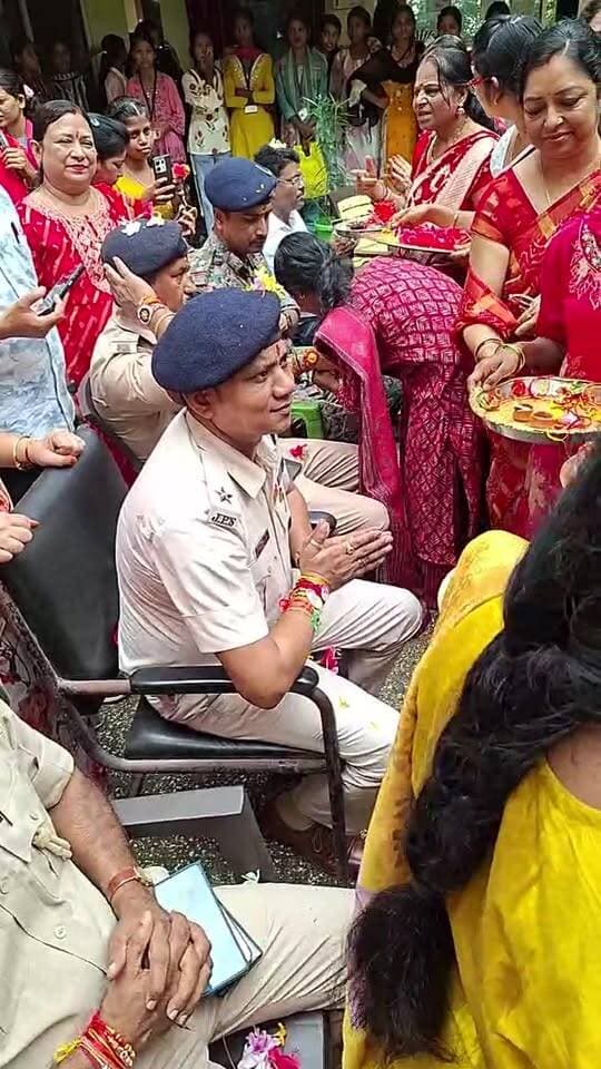 चक्रधरपुर थाना परिसर मे रक्षाबंधन समारोह आयोजित ❤️