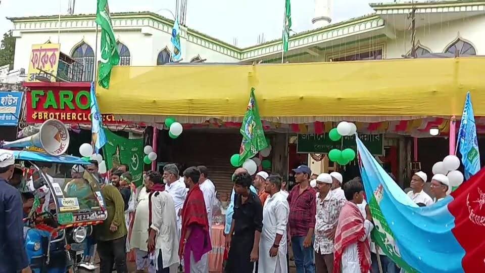 আন্তর্জাতিক বোলপুর শহরে মহাসমারোহে উদযাপিত হচ্ছে মিলাদুন্নবী।।