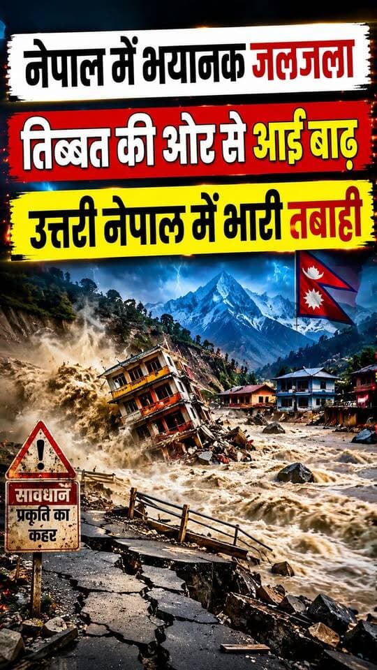 नेपाल में आ गया भारी जलजला हो गई तबाही