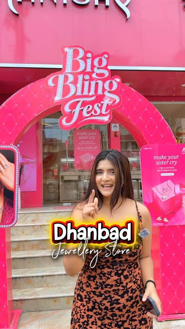 Dhanbad mein jewellery shopping ka perfect time! ✨
Mia by Tanishq, Bank More par selected jewellery par making charges up to 100% OFF aur silver items par flat 30% OFF! 😍
25–30 August tak Raksha Bandhan Special Offer 🎁
✨ Hallmark Certified Jewellery
✨ Rings, Chains, Necklaces & Earrings ke latest designs
✨ Gold & Diamond Jewellery ki FREE Cleaning
✨ Old Jewellery par up to 100% value
✨ Birthday & Anniversary par special discounts
📍 Mia by Tanishq, Bank More, Dhanbad
☎️9288255055
#dhanbad #jharkhand #jewellery #reels #reelsinstagram