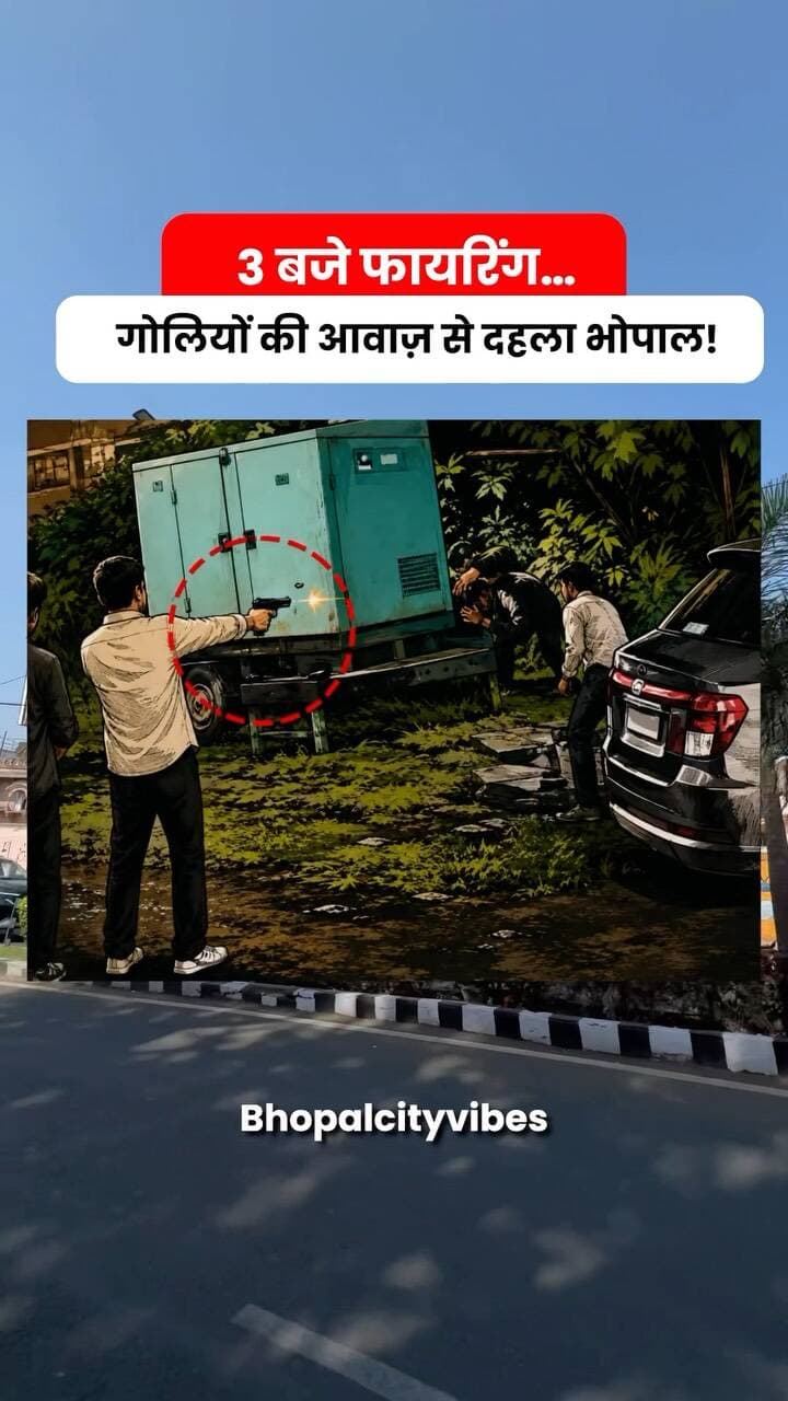 रात 3 बजे गोलियां चलीं… और कैमरे में सब रिकॉर्ड हो गया! 👀🚨 आखिर हुआ क्या था?
#Bhopal #BhopalNews #BreakingNews #viralnews