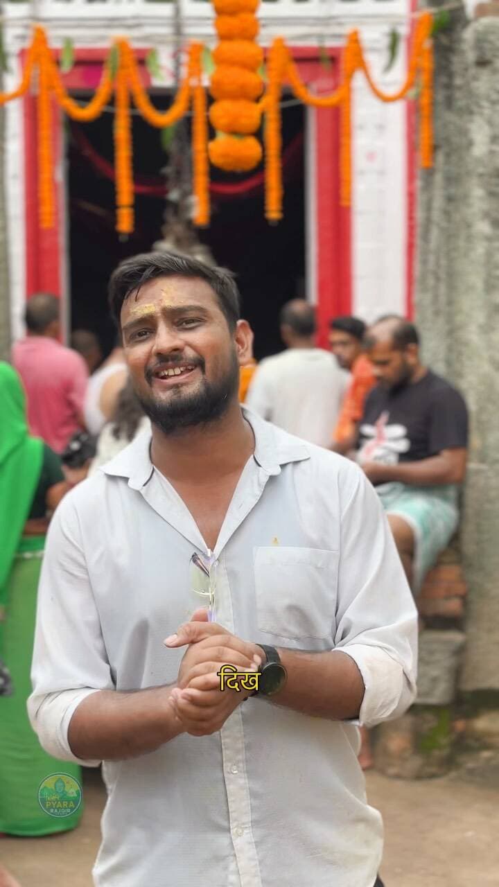 बाबा सिद्धनाथ की अलौकिक दिव्य रुद्राभिषेक की भव्य दृश्य…🙏 #harharmahadev #pyararajgir #sidhnathtemple