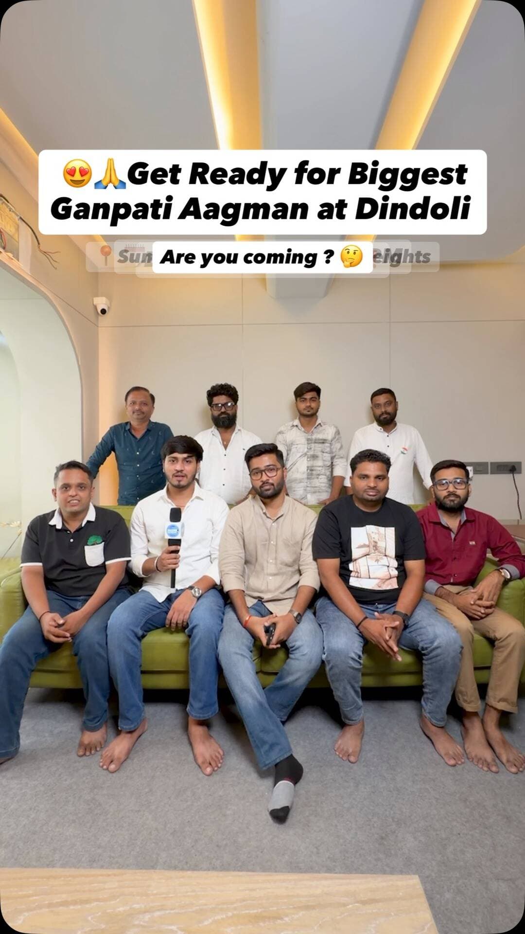 THE COUNTDOWN TO BAPPA’S AAGMAN BEGINS! 🚩
Dindoli is all set to witness a grand Ganpati Aagman! 🙏✨
Get ready for an evening filled with devotion, dhol beats and an unforgettable celebration. 🥁🎉
🗓️ 29 August
⏰ 7:00 PM onwards
📍 Sumukh Circle → Vaidehi Heights
🙏 Come together and welcome Ganpati Bappa with full energy!
🚩 Who’s joining the Aagman? Drop a 🙏 in the comments!
#GanpatiAagman #GanpatiBappaMorya #Dindoli #Surat #Ganpati BappaMorya