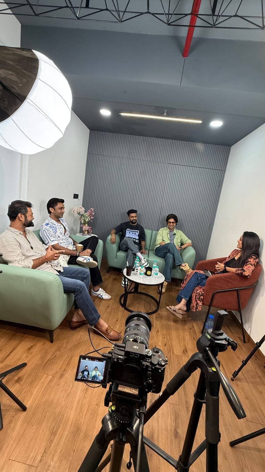 Podcast Shoot with Asambhauuu movie starcast and Producer
#podcast #shootbts #movies #starcast