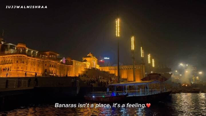 Banaras ❤️🩹
Follow for more @iujjwalmishraa
#reelsinstagram #cinematic #banaras #explore #nightphotography