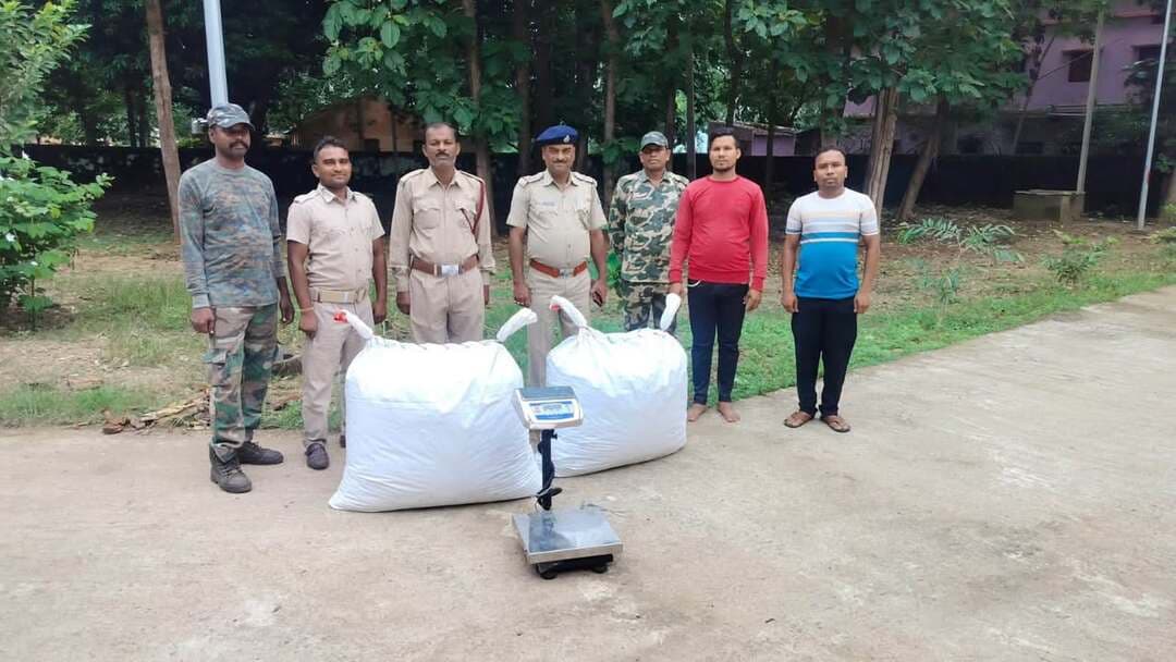 ମନମୁଣ୍ଡା ପୋଲିସ ପକ୍ଷରୁ ବିପୁଳ ଗଂଜେଇ ଜବତ