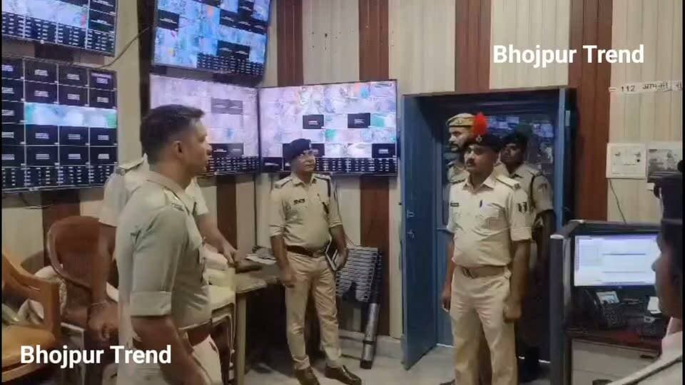 आरा SP. अवधेश दीक्षित का लगातार औचक निरीक्षण जारी है!