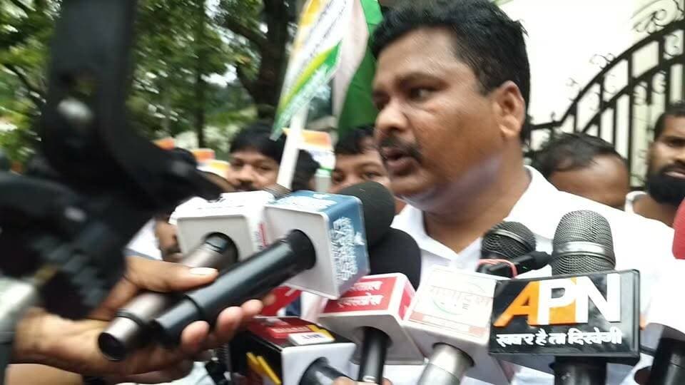 MMDR बिल को लेकर कांग्रेस का रांची में प्रदर्शन