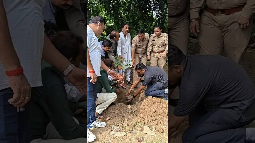 एएसपी आलोक राज नारायण ने किया पौधरोपण, पर्यावरण संरक्षण का दिया संदेश