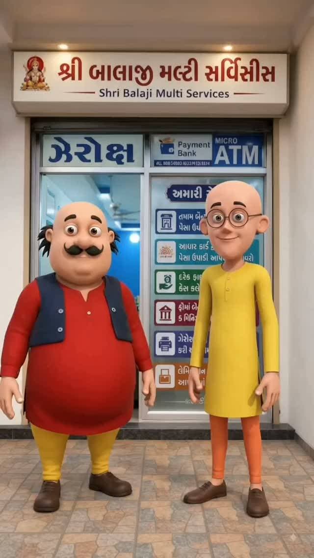 🏦 શ્રી બાલાજી મલ્ટી સર્વિસીસ 🏦
📍 ઝાલોદ રોડ, લીમખેડા
તમારી બેંકિંગ અને જરૂરી સેવાઓ હવે એક જ જગ્યાએ! ✨
💳 ATM દ્વારા પૈસા ઉપાડવાની સુવિધા
🪪 આધાર કાર્ડ દ્વારા પૈસા ઉપાડવાની સુવિધા
🏦 દરેક બેંકની સેવા
💰 ફાઇનાન્સના કેસનું કલેક્શન
📄 ઝેરોક્ષ
🖨️ કલર ઝેરોક્ષ
📑 લેમિનેશન
📞 માહિતી માટે સંપર્ક: 8000249001
👉 શ્રી બાલાજી મલ્ટી સર્વિસીસ — લીમખેડા
તમારી સેવા માટે હંમેશા તૈયાર! 🙏
#ShriBalajiMultiServices #dahod #viral #limkheda #bankingservices