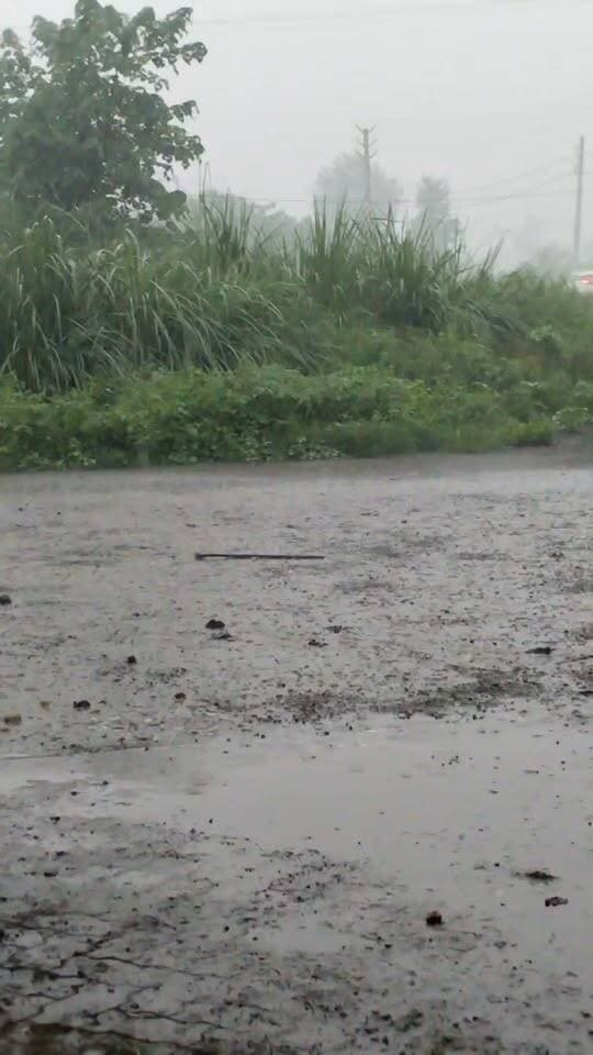 जिला यमुनानगर के सहारनपुर रोड पर तेज बरसात