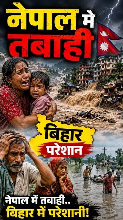 नेपाल प्रलय से जान बचाकर पहाड़ों पर भागते नागरिक #nepalnews #nepalinews #salamindia18 #todaynews #BreakingNews #todaynews #letestnepalnews